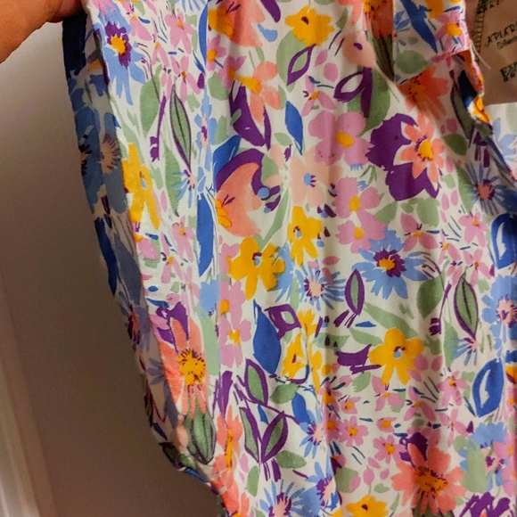 VTG MIsell Women's Floral Button Up Blouse - Picture 3 of 5